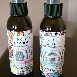Cedar & Stone Energy Clearing Essentials, 2 Bottles,Stick & Cleansing Cr…